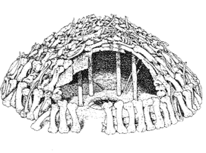 cabaña prehistórica