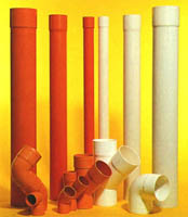 Tuyaux en PVC pour drains hydrauliques