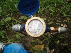 valve d'interception du compteur d'eau