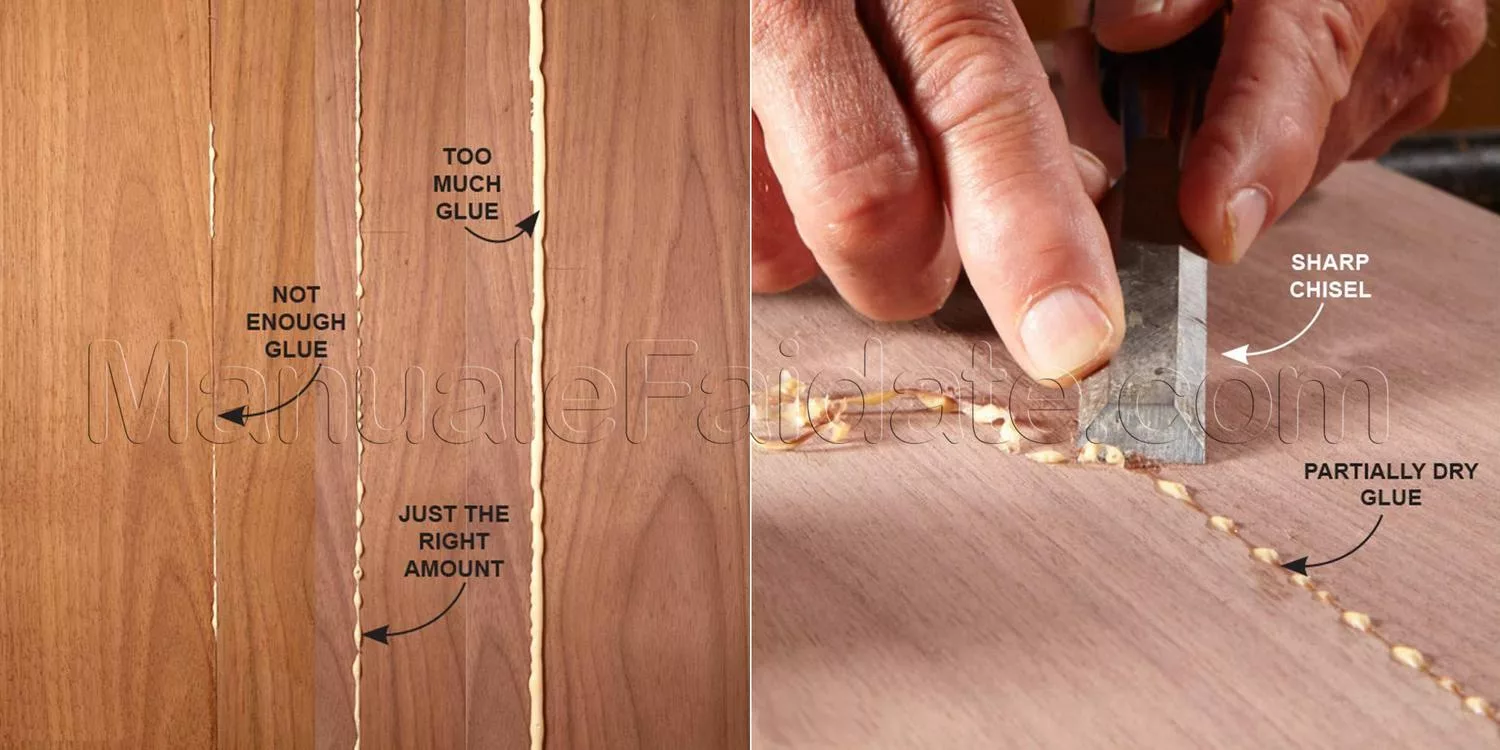 incollare legno colla