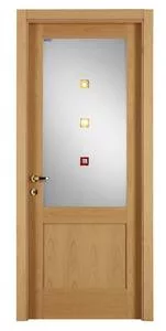 Riparare una porta sostituendo il vetro rotto