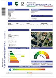 certificazione energetica