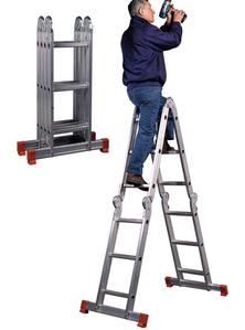 folding aluminum ladder