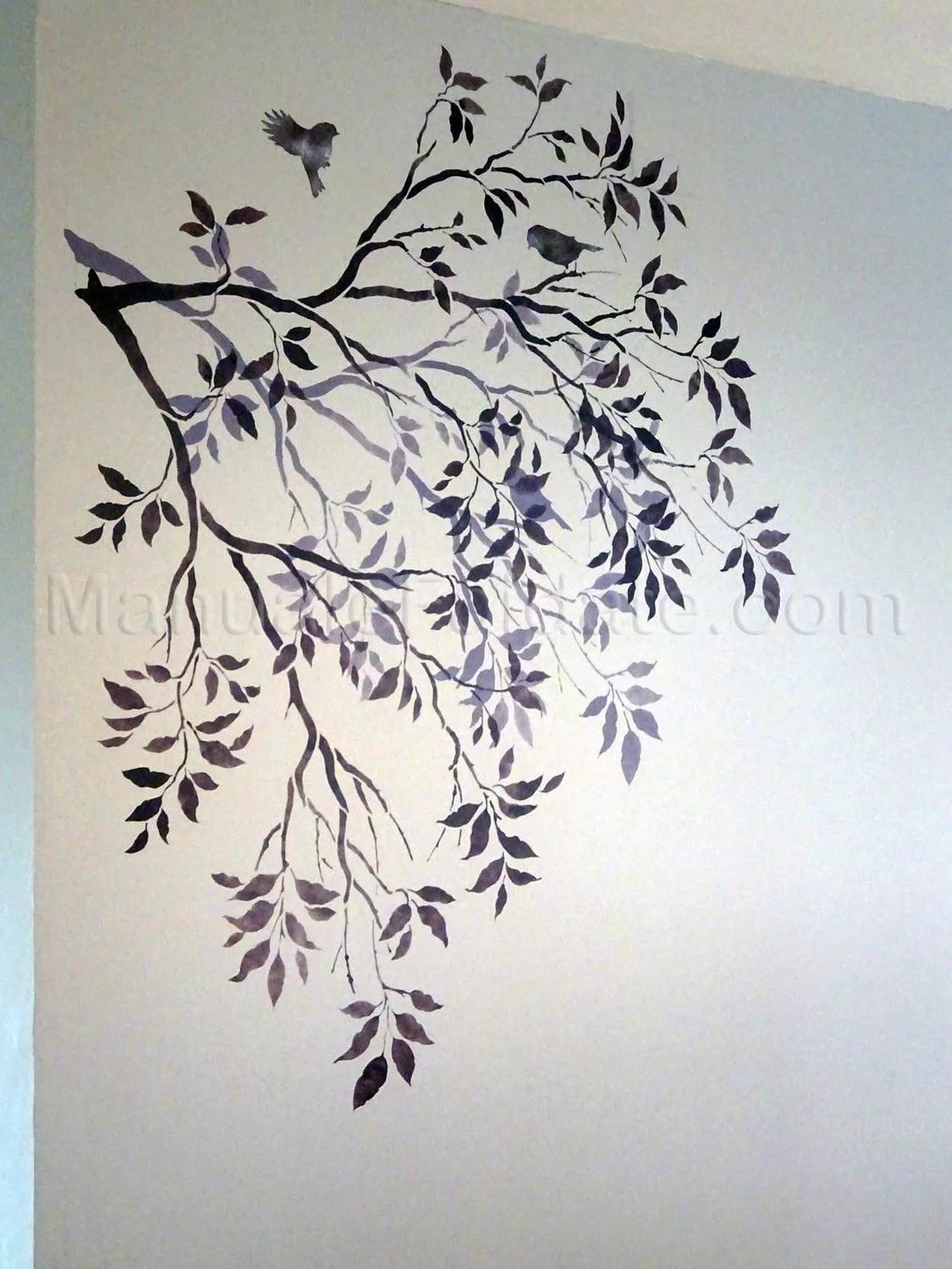 stencil parete imbianchino