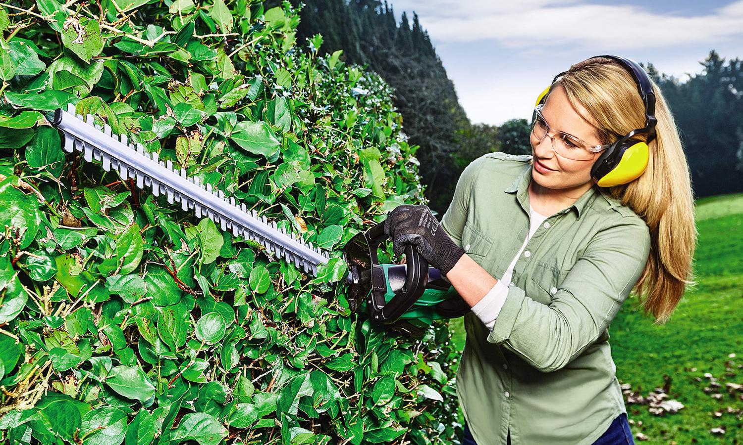 electric hedge trimmer burst