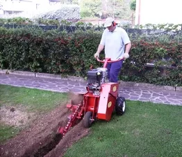 catenario scavo impianto irrigazione