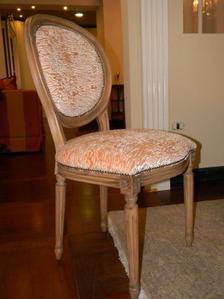 silla de madera patinada
