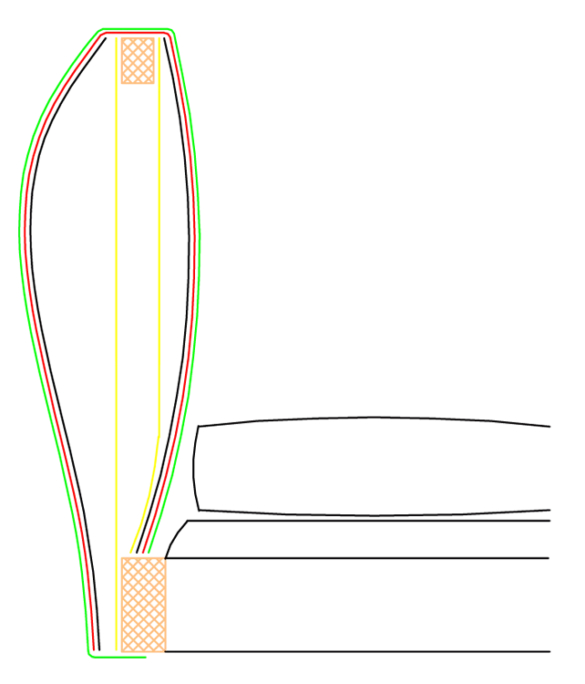 accoudoir séparé couvert