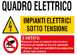 pericolo elettricità tensione