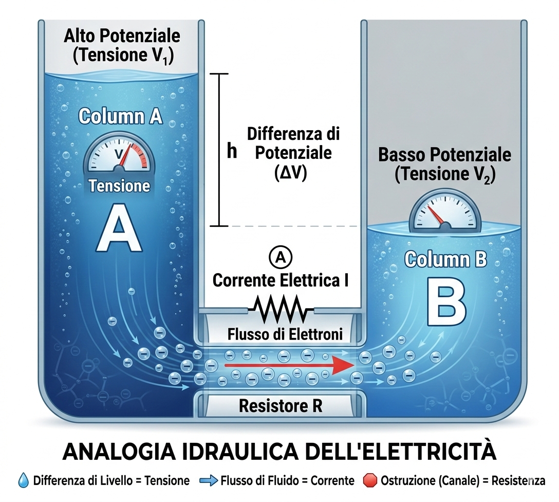 corrente elettrica tensione