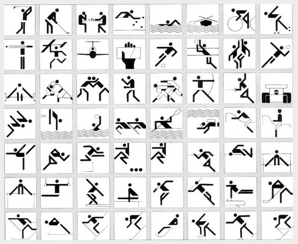 Otl Aicher olympic symbols