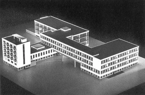 modello edificio bauhaus gropius