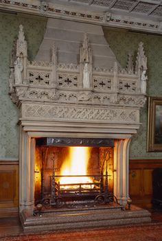 gothic fireplace