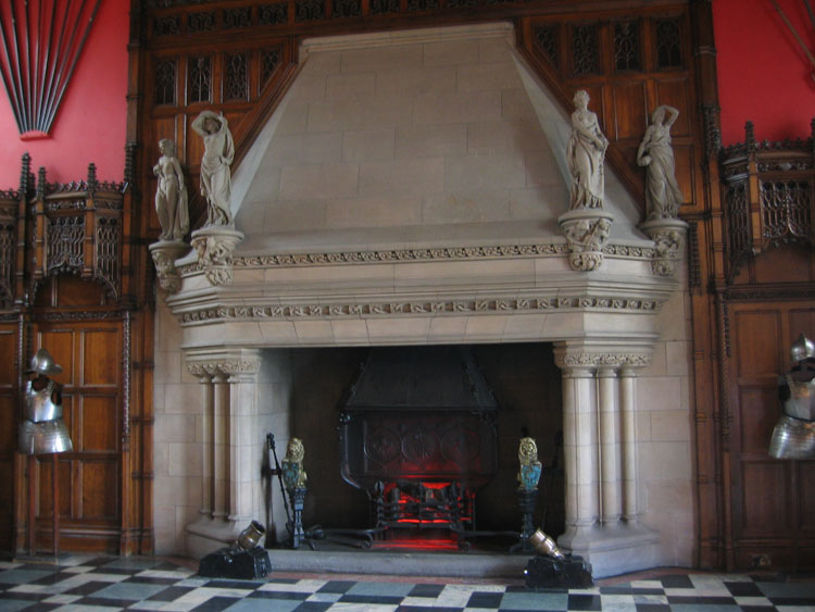 monumental fireplace
