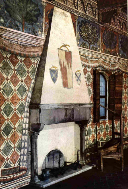 historical fireplace