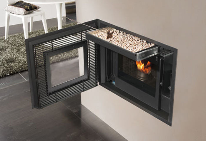 pellet fireplace