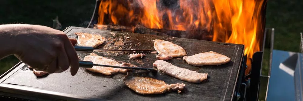 piastra barbecue ghisa