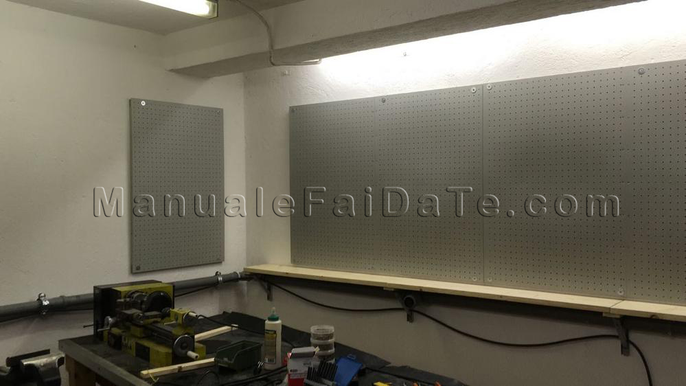 painted perforated panels
