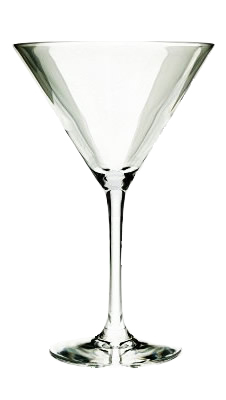 duble martini glass