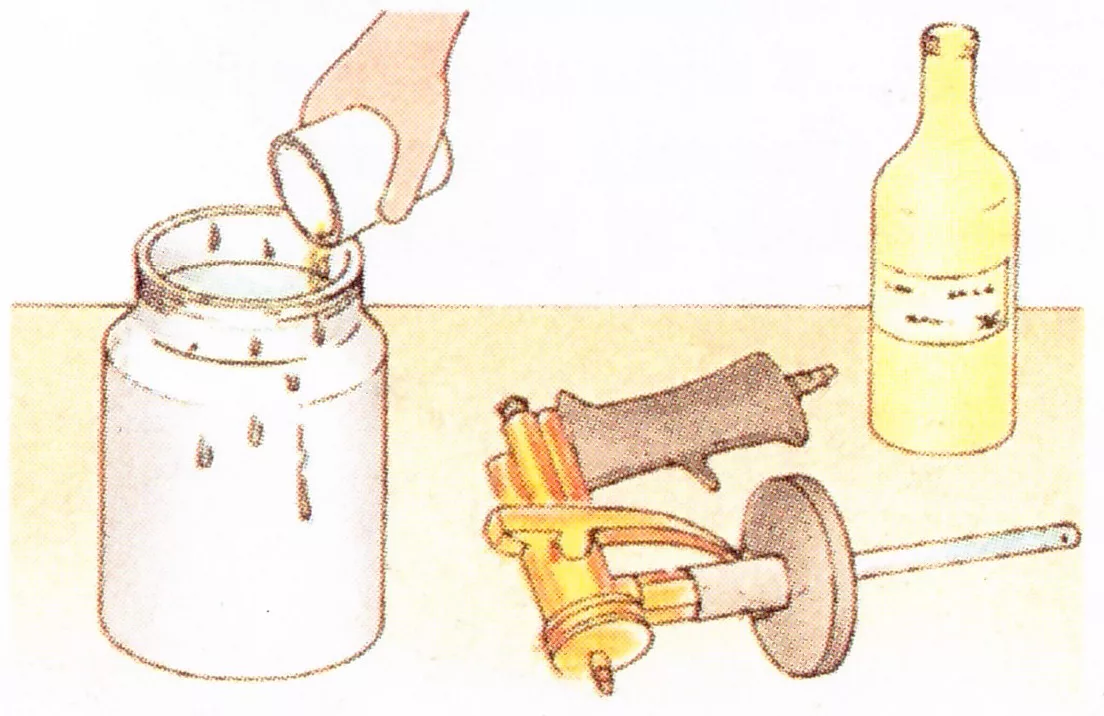 pistolet à peinture nettoyage
